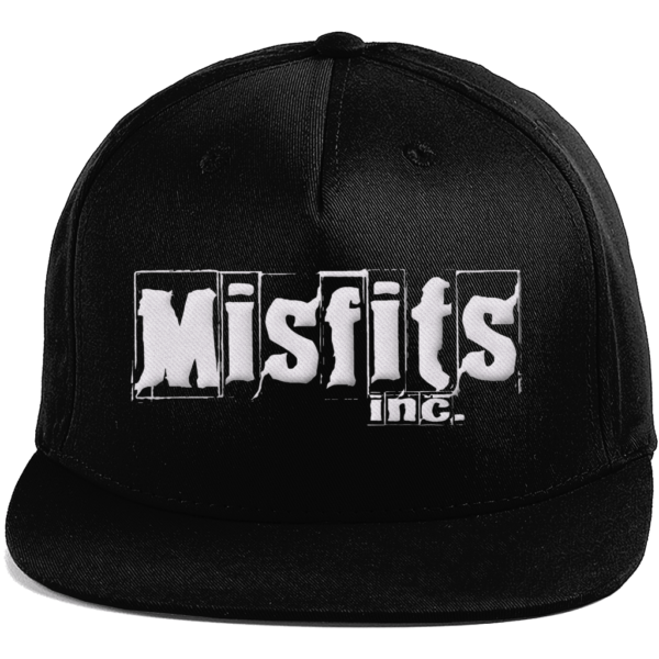 Misfits Inc White Branding Graphics Logo Cap