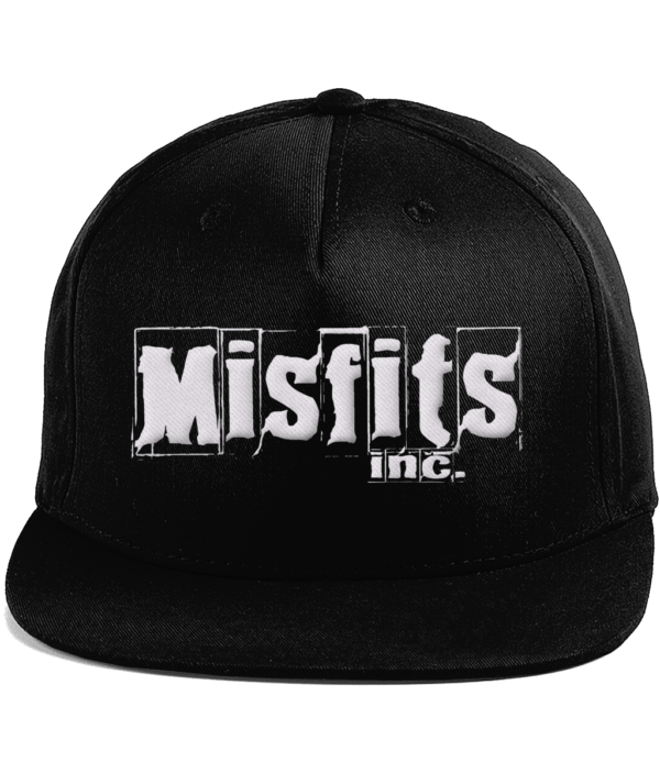 Misfits Inc White Branding Graphics Logo Cap