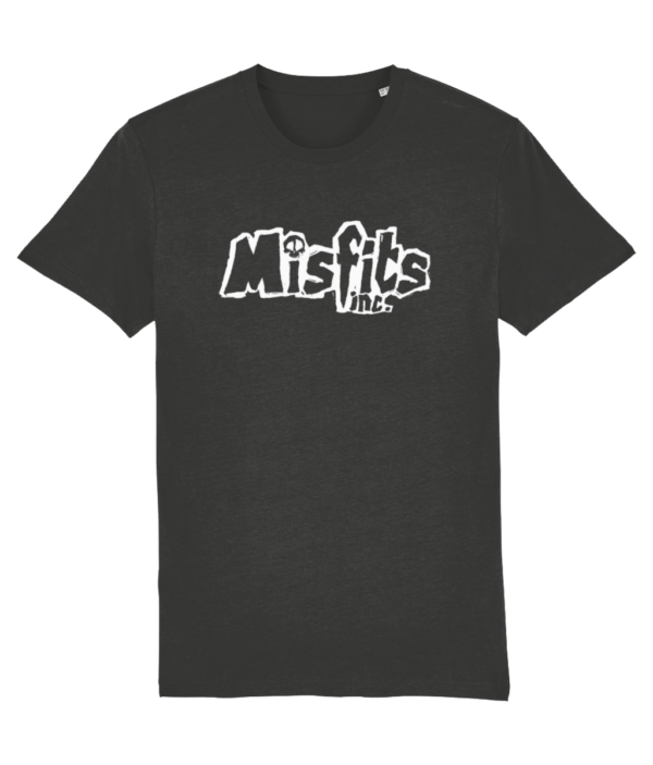 Misfits Inc White Logo On Black T-shirt Tee Misfits Alternative Designs Grunge Punks