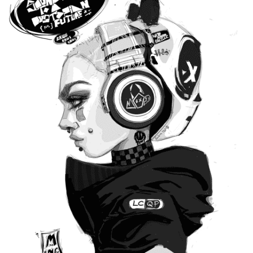 MIsfits-Inc.-Art-Design-Logo-sugar-pop-headphones-Soundtrack-to-a-dystopian-future
